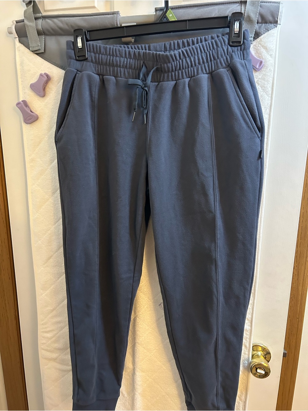 Mondetta women’s Slate Blue Jogger Sweatpants with Drawstring